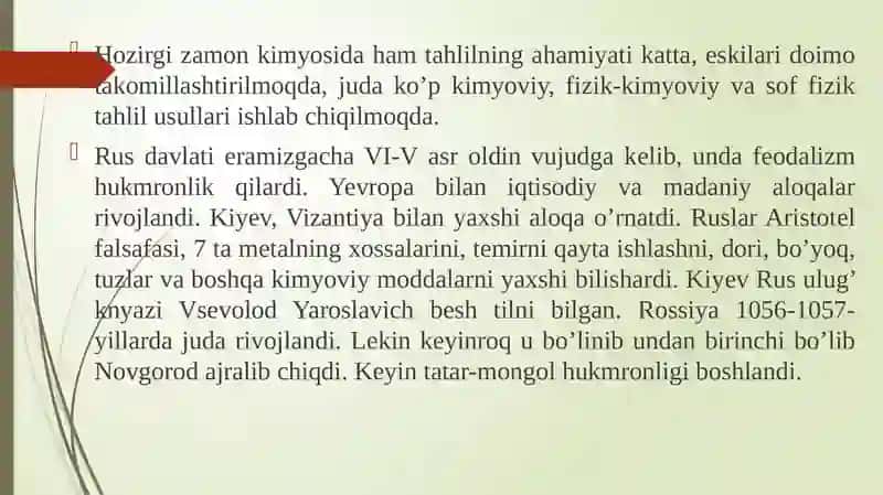 Hozirgizamon kimyosi 2