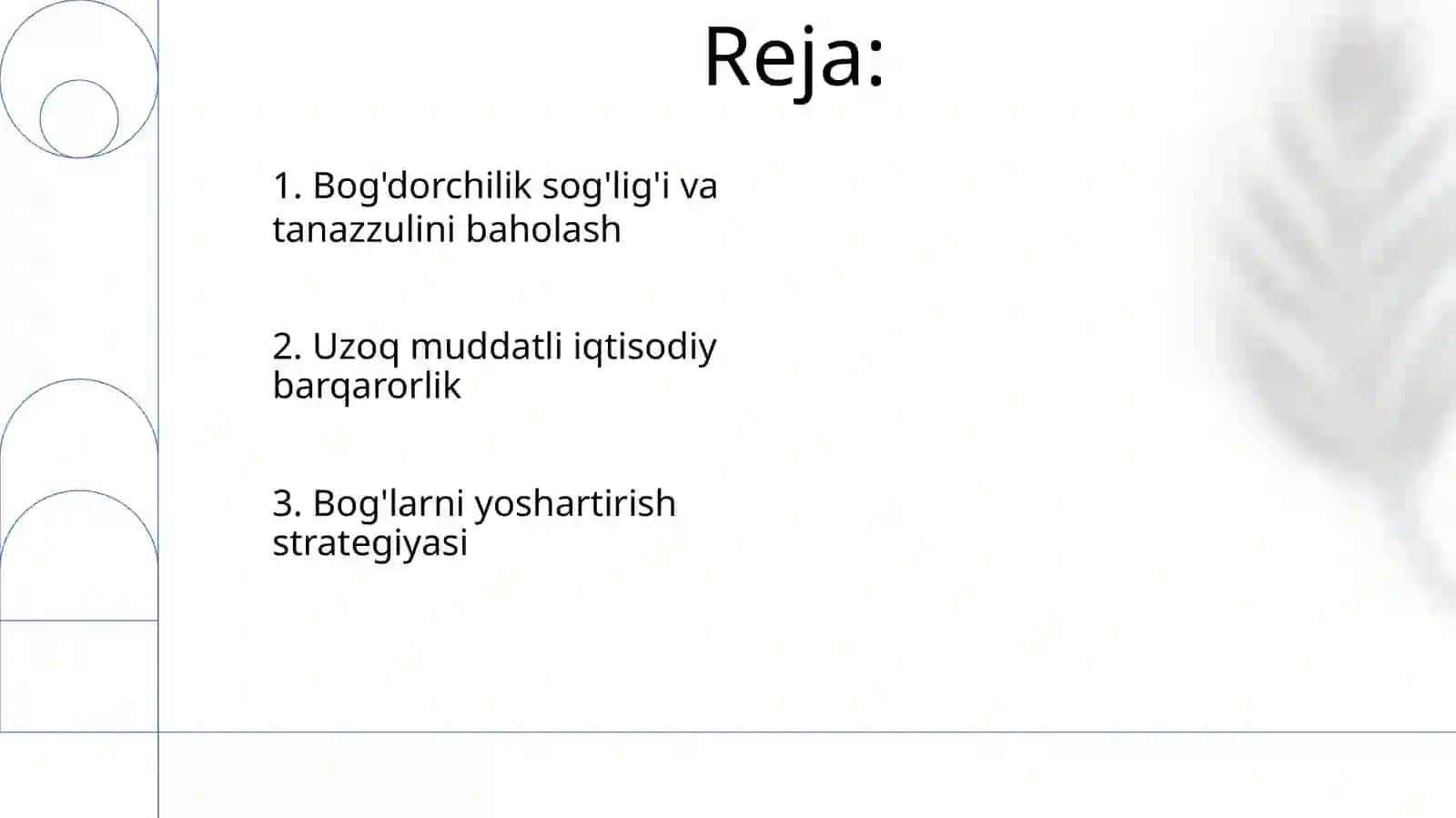 Qarigan bog'larni yoshartirish texnologiyasi 2