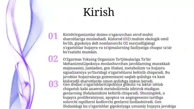 OʻZgarmas Tokning Organizm ToʻQimalariga TaʼSir Mehanizmi 2