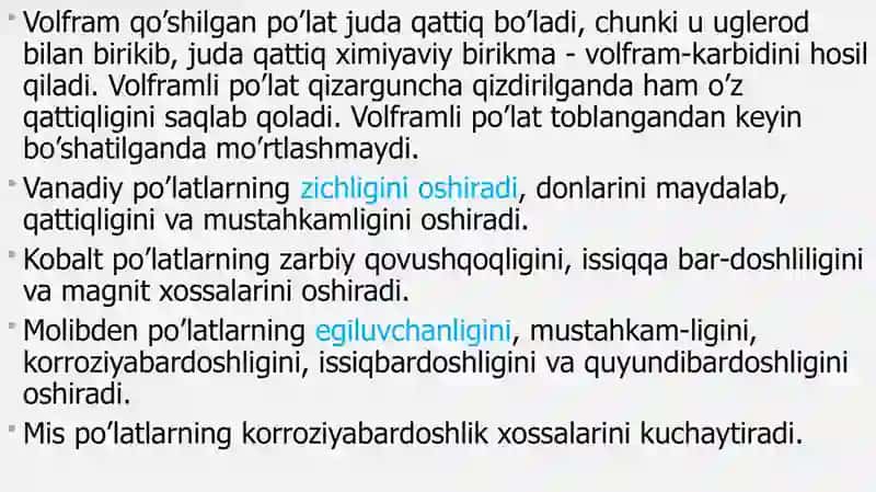Po’latlar Nisbatini Yanada Oshirish Usullari 2