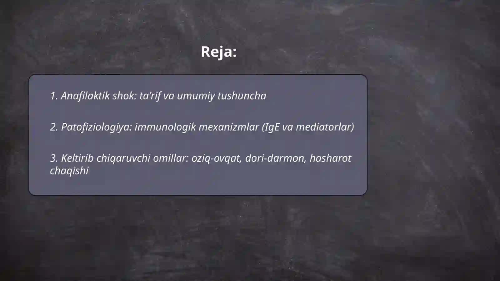 Anafilaktik shok va uni davolash 2