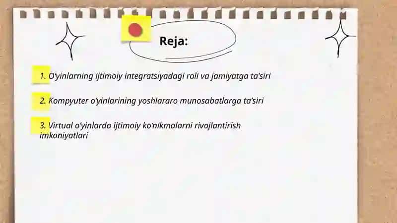 Oʻyinlar-ijtimoiy faoliyat sifatida 2