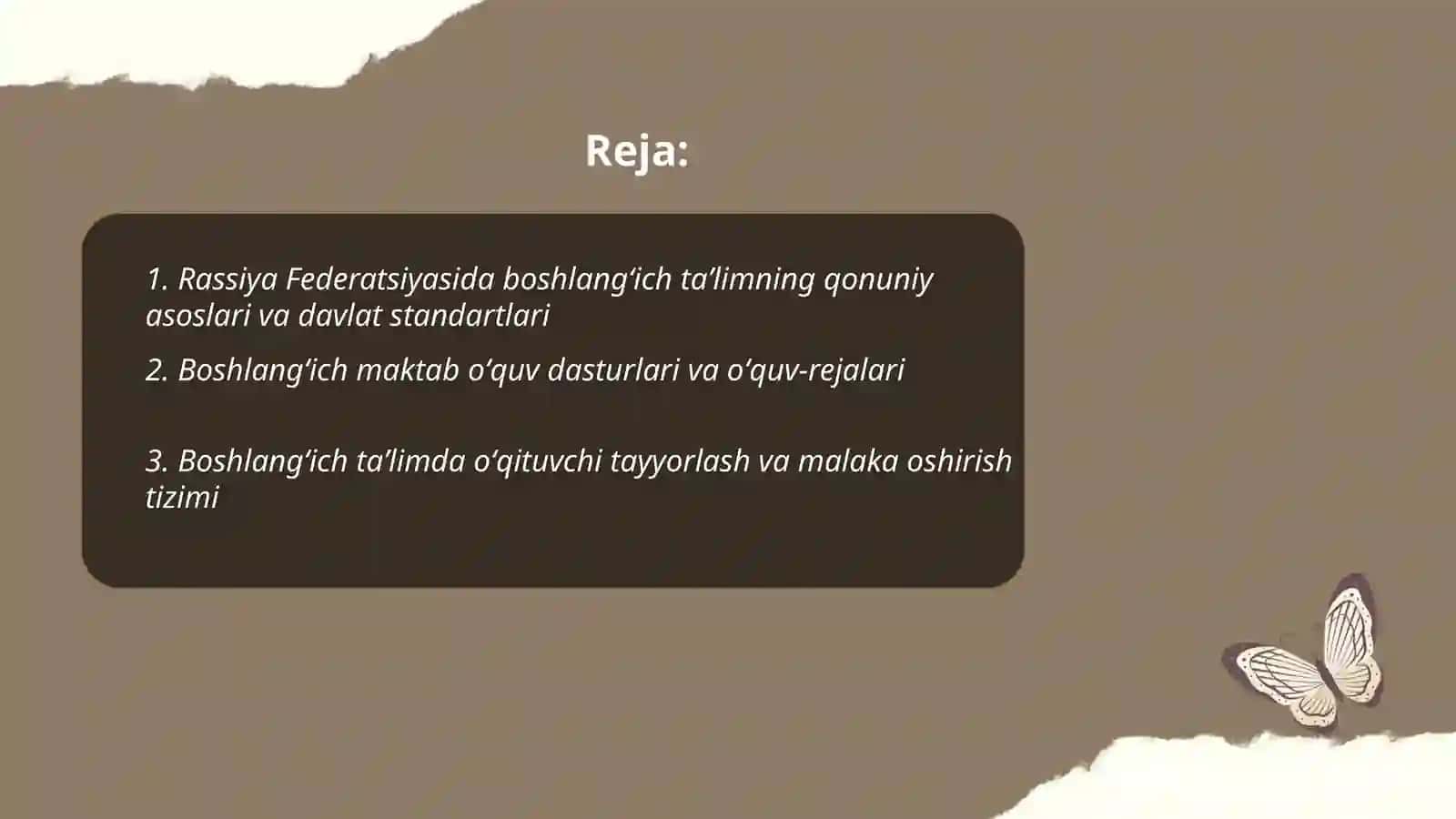 Rassiya Fediratsiyasida boshlang’ich ta’lim 2
