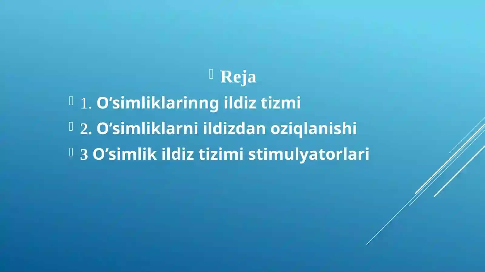 O'simliklarning ildiz tizimi: tiplari, tuzilishi, va funksiyalari 2