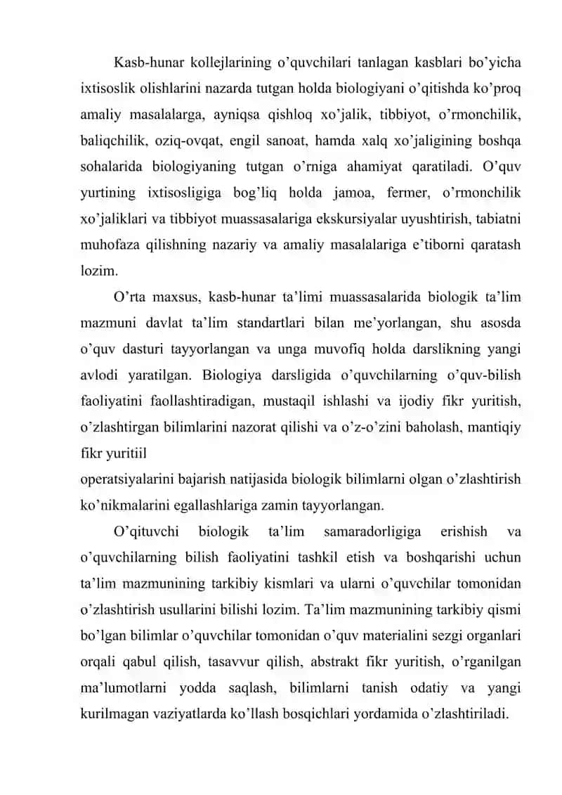 Ekоlоgiya vа uning ukitish uslubiyati 2