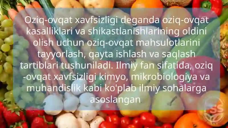OZIQ OVQAT TEXNOLOGIYASI 2