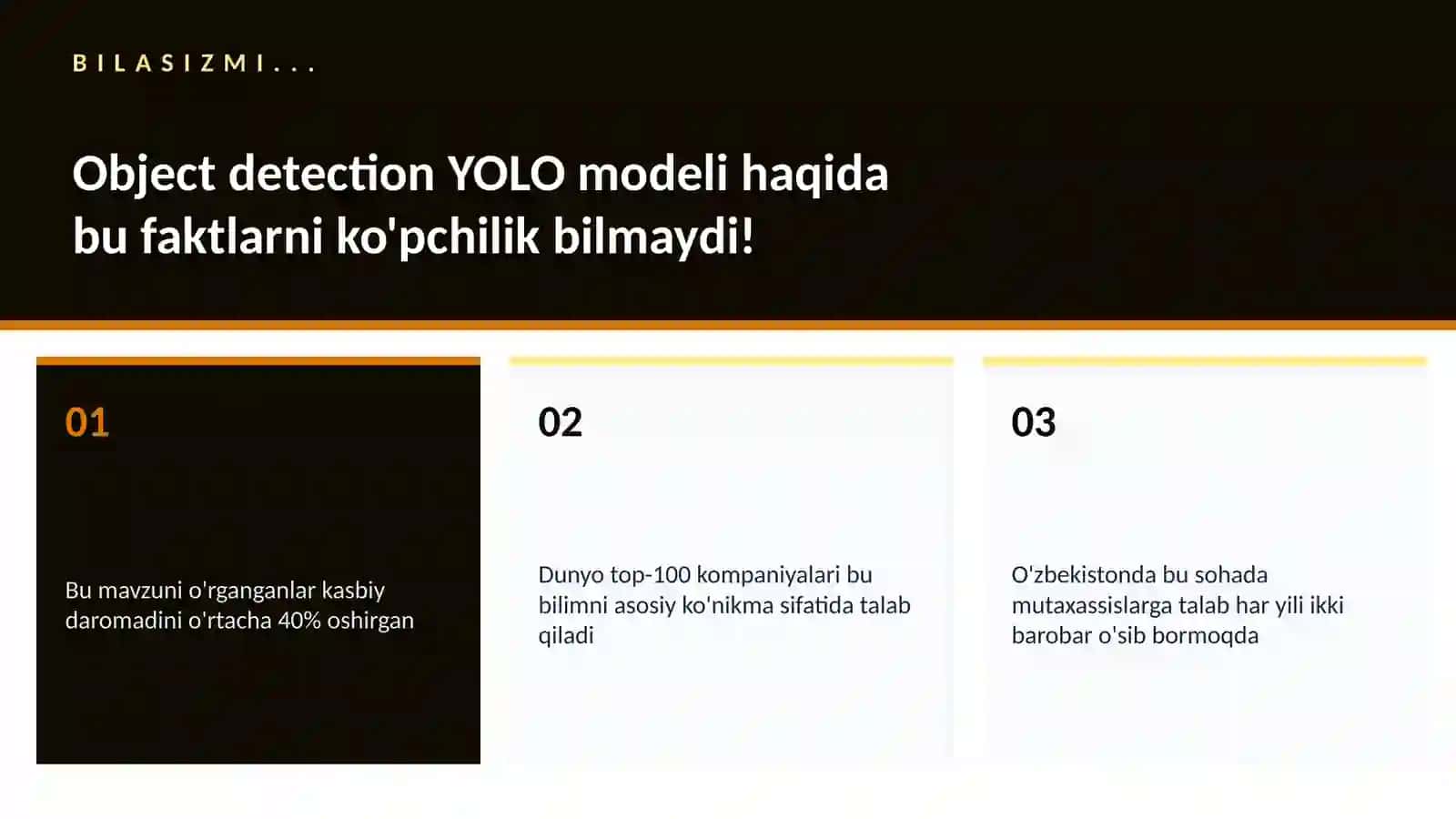 Object detection YOLO modeli 2