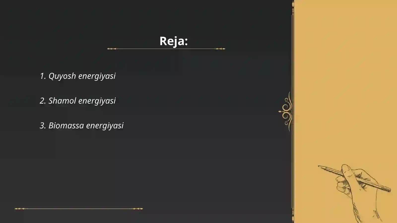 Quyosh energiyasi 2