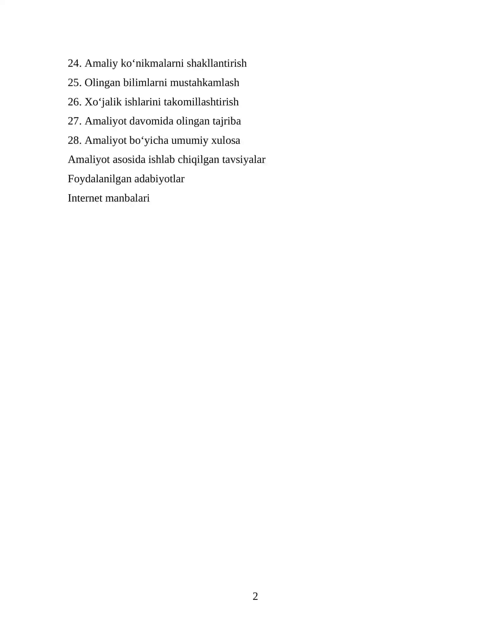 maktabgacha talim muassasalari bolimi amaliyot hisoboti. 2
