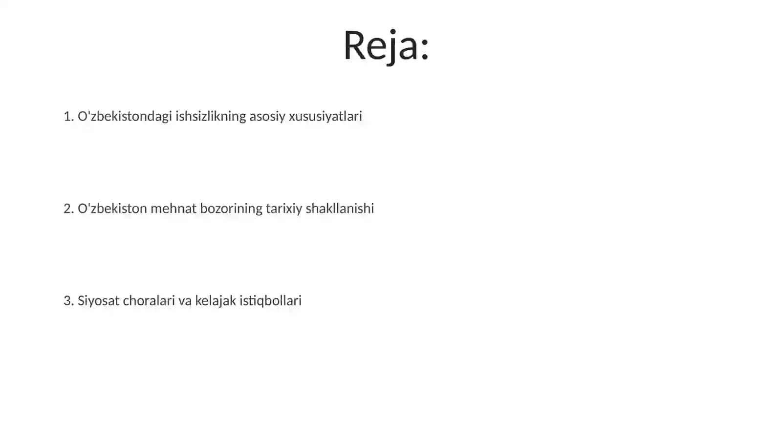 O'zbekiston Respublikasida mehnat bozoriningshakllanishi va ishsizlikning o‘ziga xos xususiyatlari 2