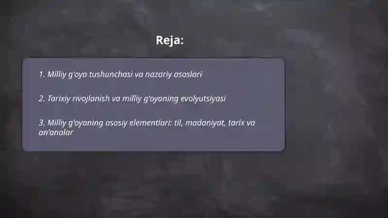 Milliy gʻoyaning oʻziga xos xususiyatlari mexanizmlari va vositalari 2