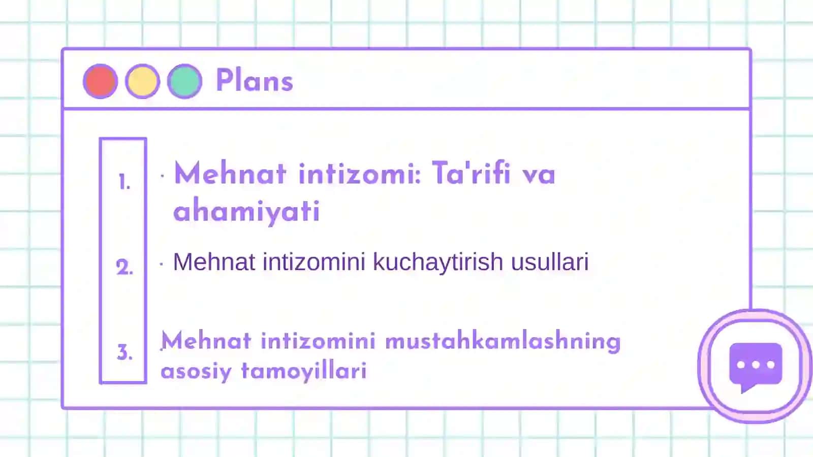 Mehnat intizomini mustahkamlash masalalari 2