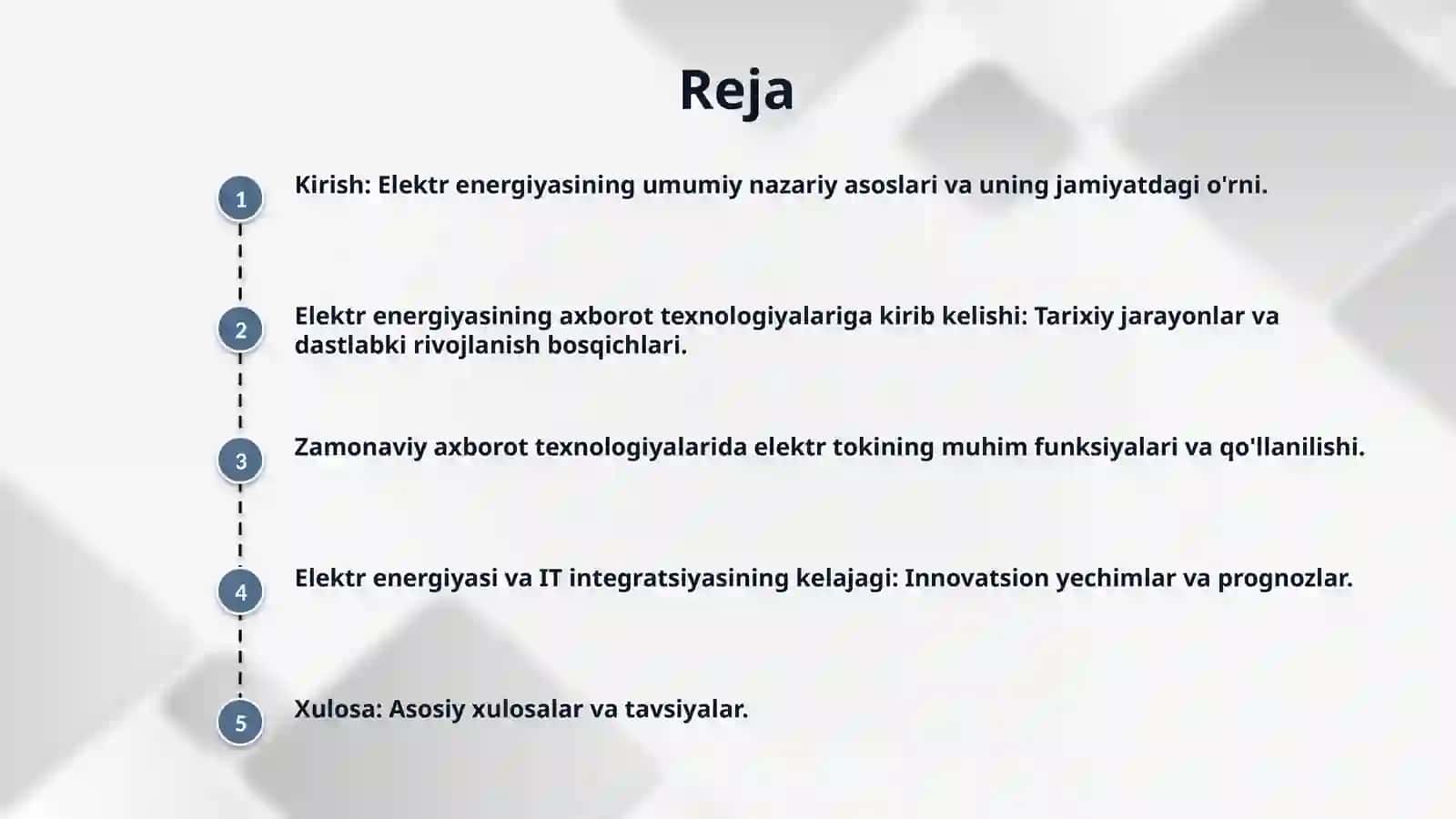 Elektr toki va uning axbrot texnalogiyalaridagi ro’li 2