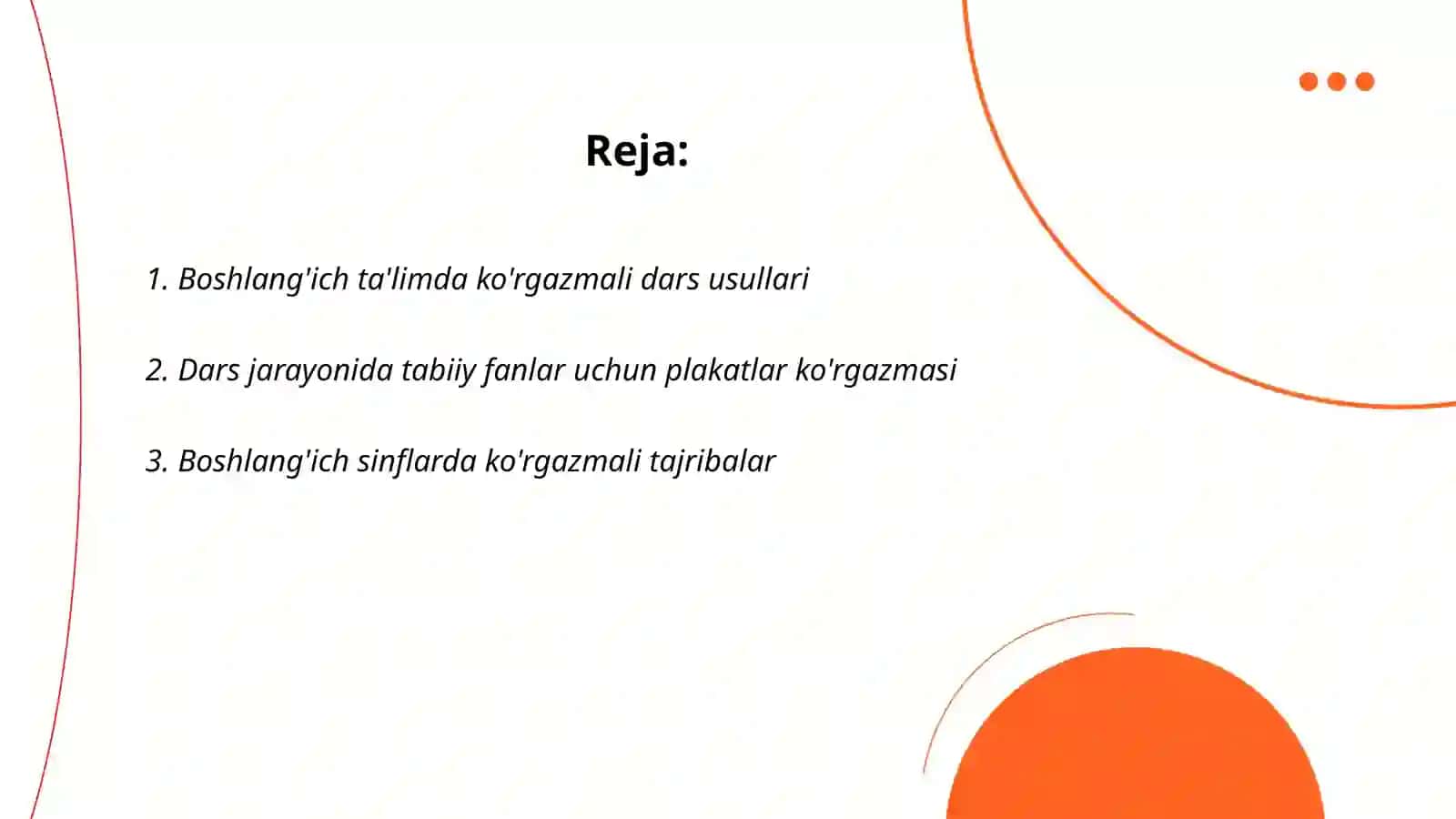 Boshlang'ich ta'limda ko'rgazmali dars usullari 2