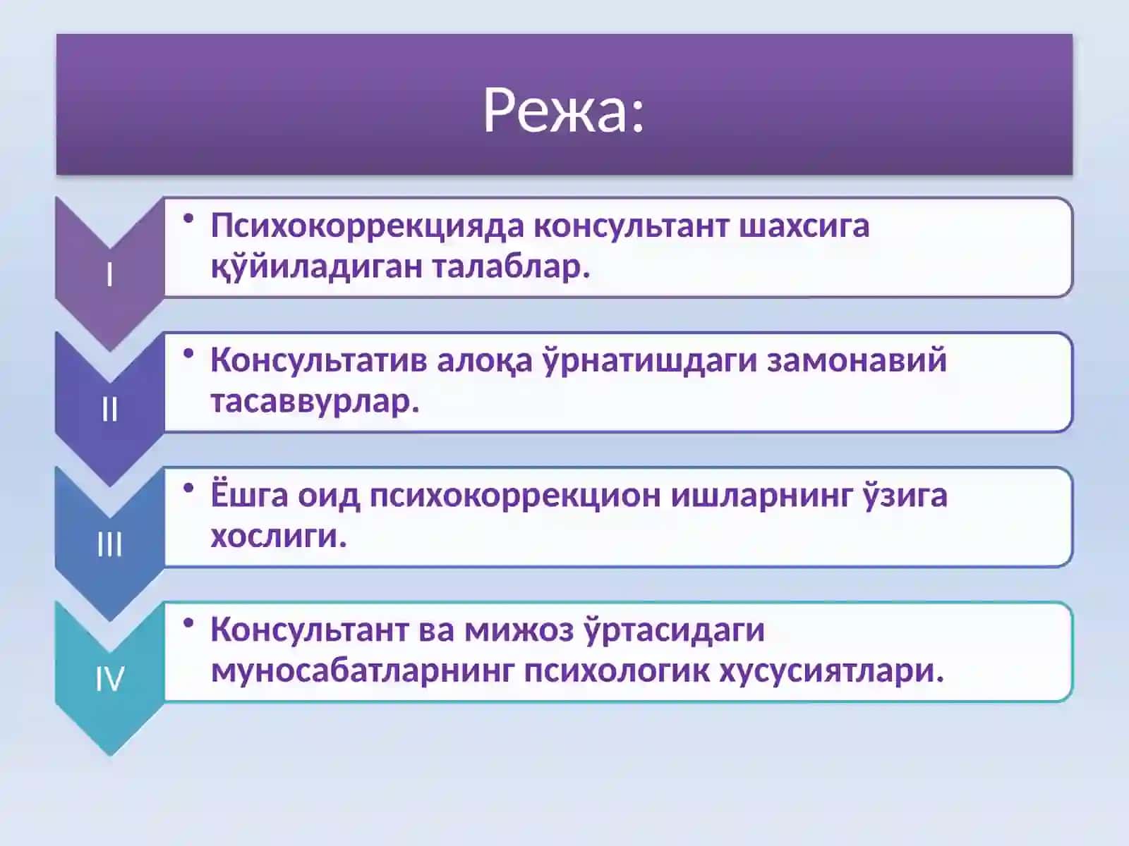 Психокоррекцияда консультант ва мижоз ўртасидаги муносабатлар 2