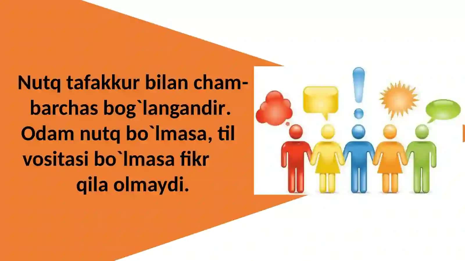 Nutqiy tafakkur rivojlanish muammolari 2