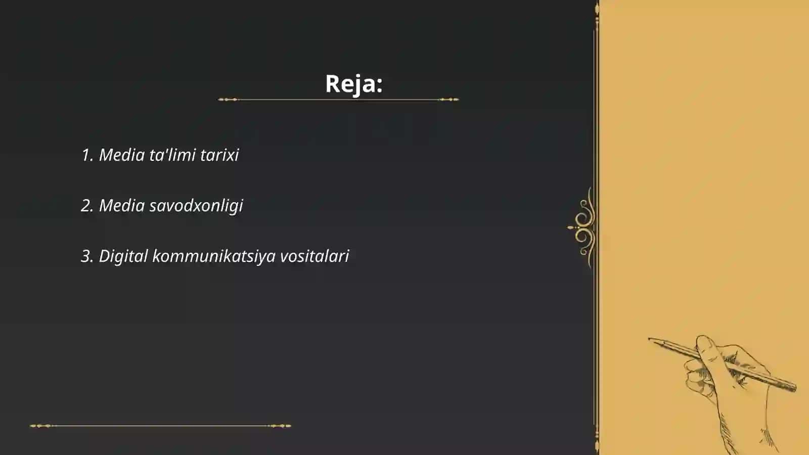 Media ta'limi tarixi 2