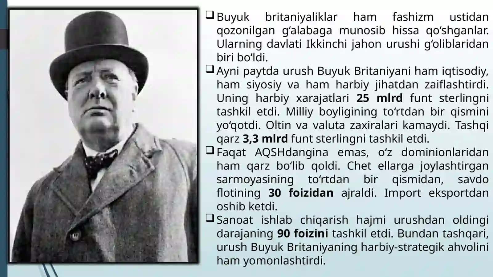 XX ASR IKKINCHI YARMI-XXI ASR BOSHLARIDA BUYUK BRITANIYA 2