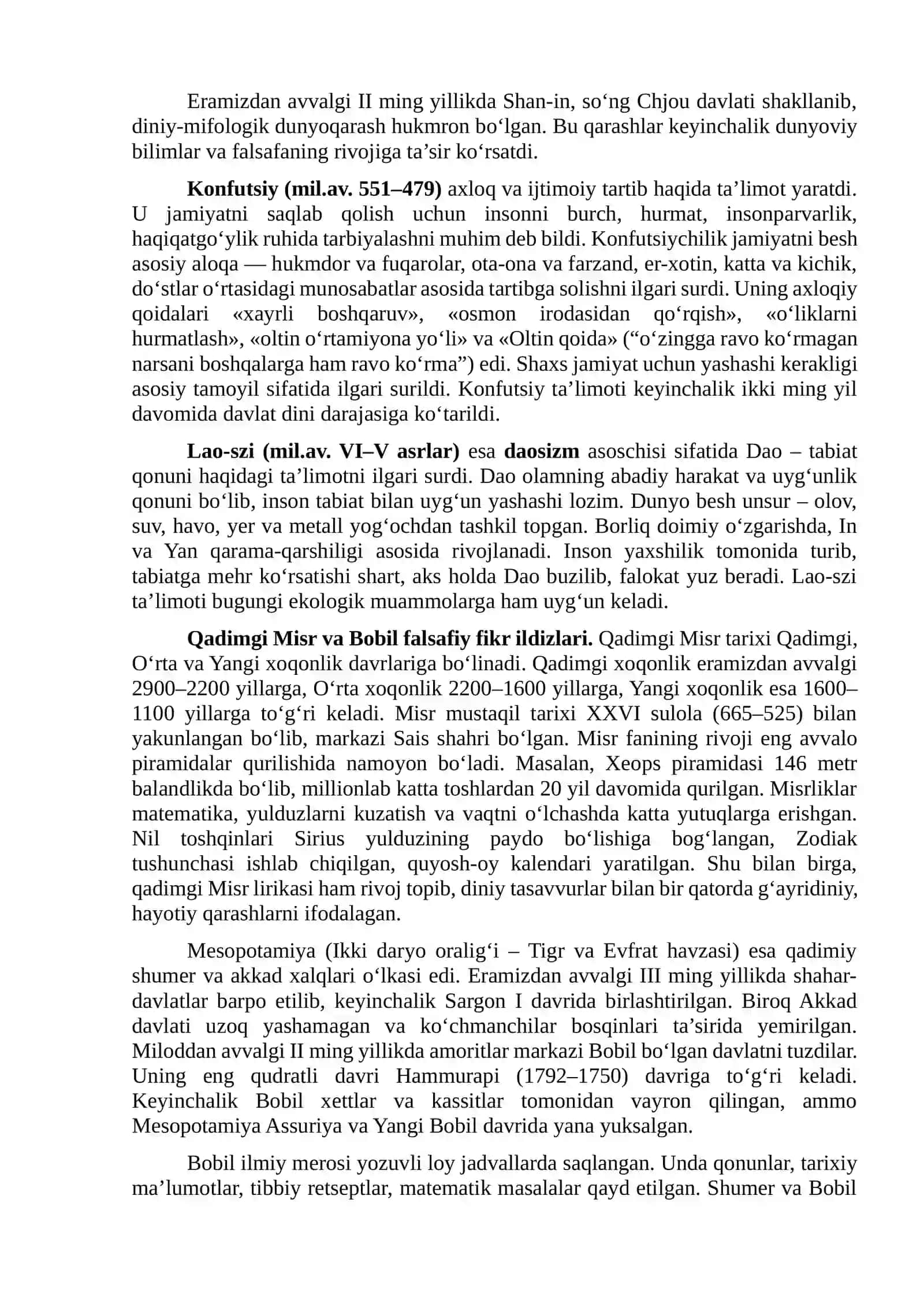 2-mavzu. Sharq falsafasining mohiyati va ijtimoiy taraqqiyotdagi roli 2