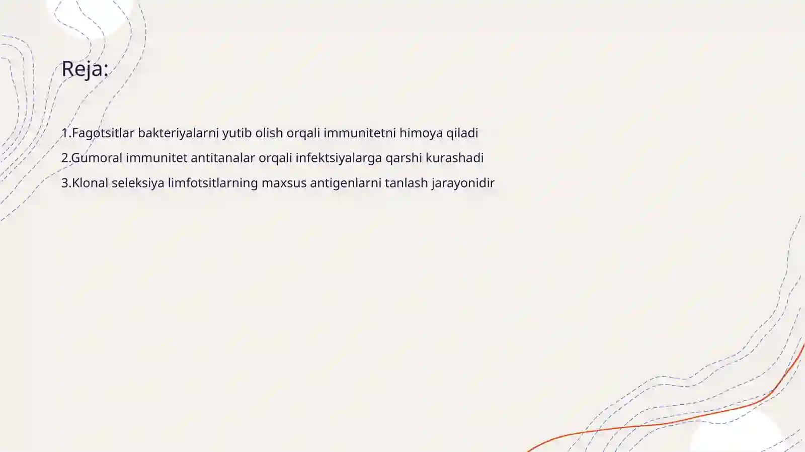 Imunitet ģoyalari: fagotsitlar,gumoral,klonal-seleksion va boshqalar.Asosiy gistomoslashuv kompleksining birinchi sinfi,  B va C-tip molekulari vazifasi 2