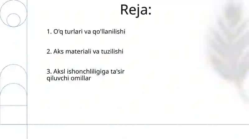 Axbarot turlari va ishonchlikigi 2