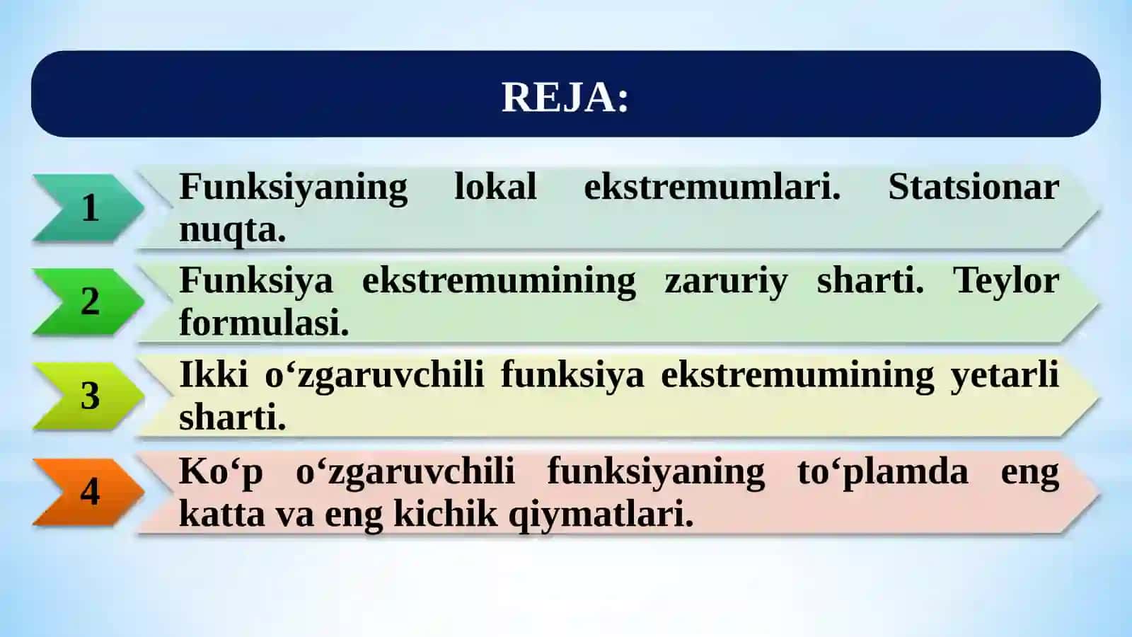 OLIY VA AMALIY MATEMATIKA 2