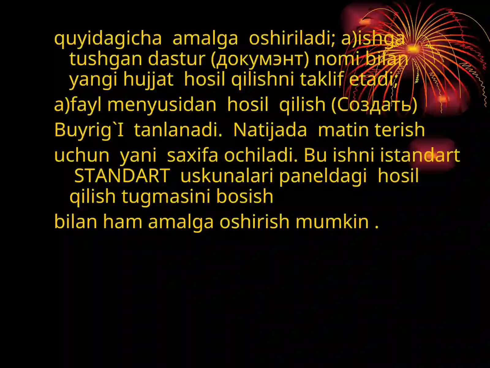 5-dars. Hujat hosil qilish va saqlash 2