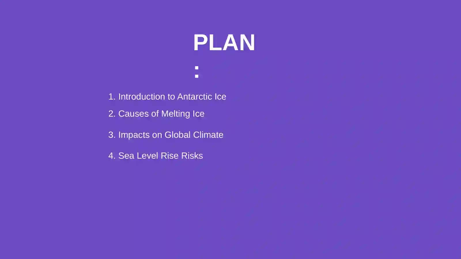Melting of Antarctic Ice 2