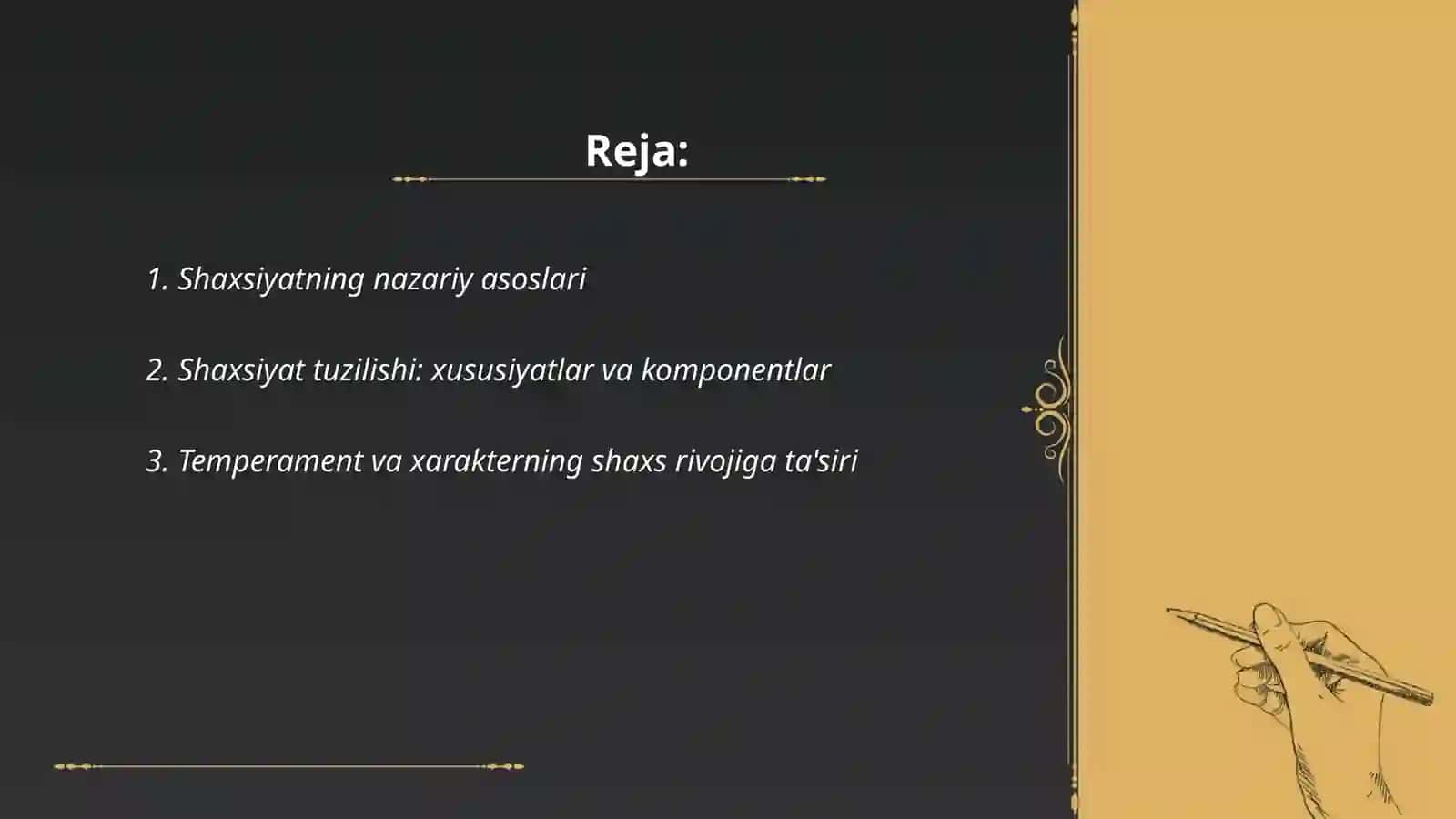 Shaxs psixologiyasi 2
