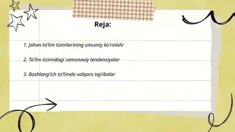 Hozirgi jahon mamlakatlari ta'lim tizimi va boshlang'ich ta'lim rivoji 2