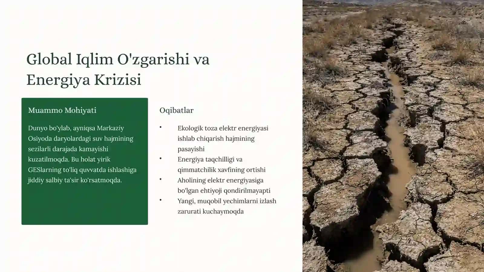 Doimiy ishlovchi GESlar 2