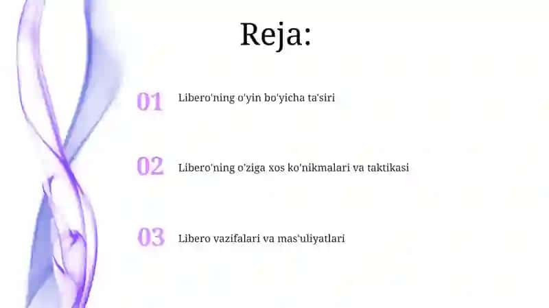 Voleybol o’yinidagi libero o’yinchi vazifasi 2