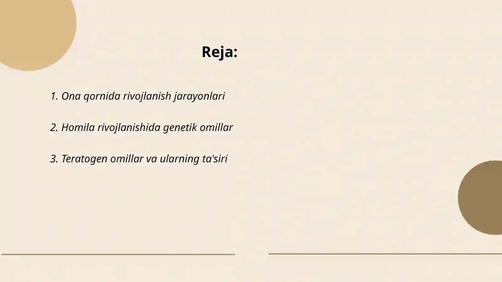 Ona qornida rivojlanish patalogiyasi 2