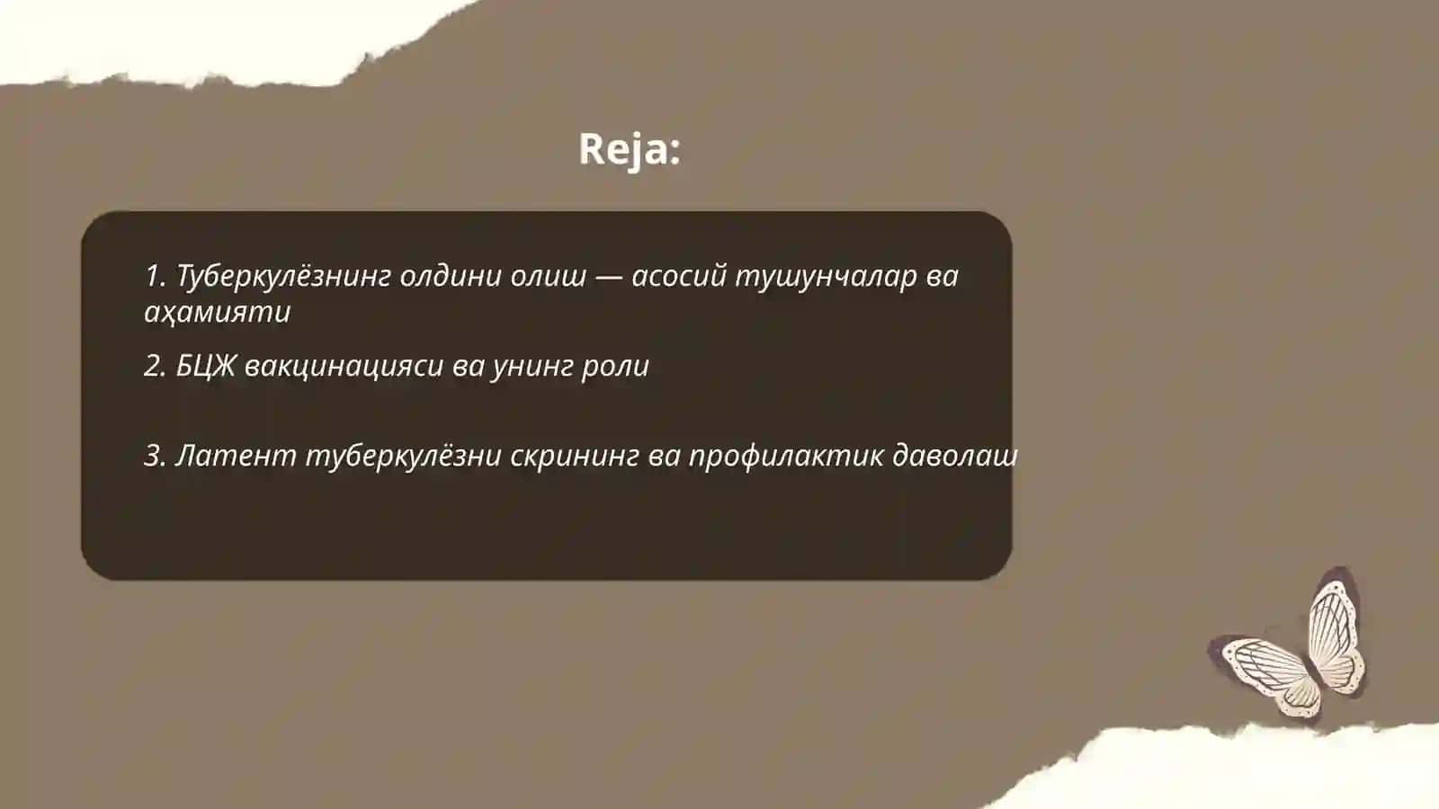 Туберкулёз профилактикаси 2
