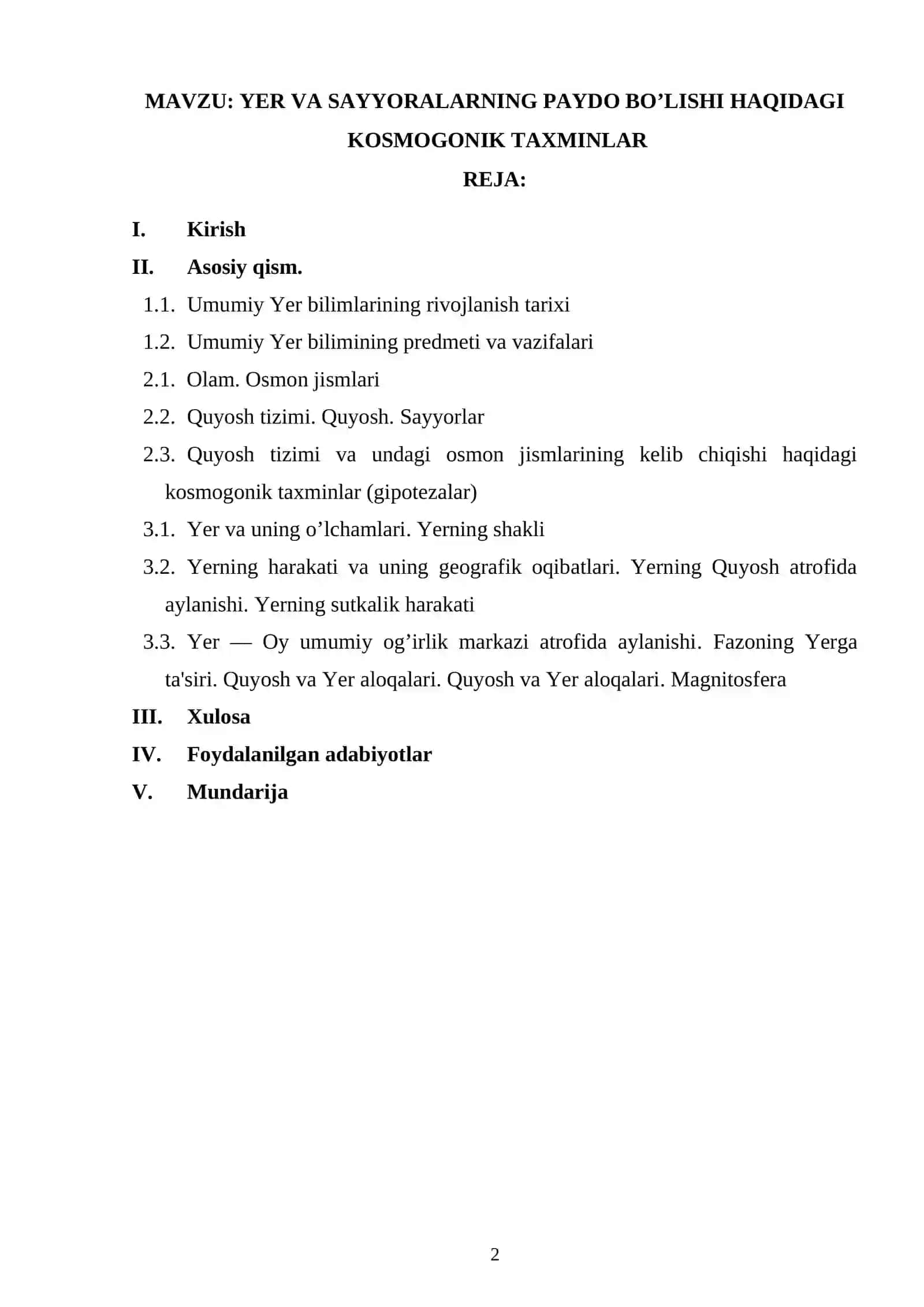 UMUMTABIIY GEOGRAFIYA 2