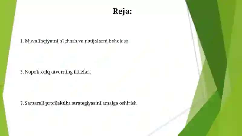 Yoshlar o'rtasidagi deviant xulq-atvor profilaktikasi 2