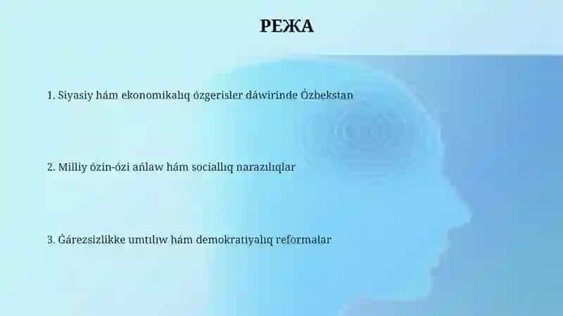 Siyasiy hám ekonomikalıq ózgerisler dáwirinde Ózbekstan 2