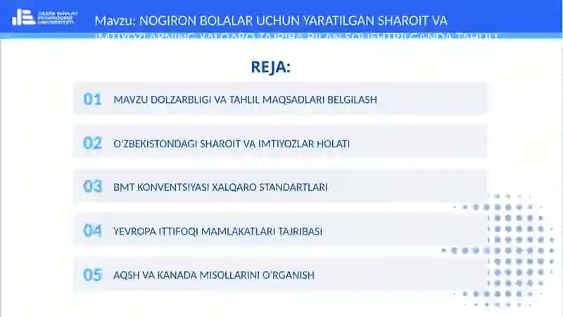 MAXSUS TALIMNING HUQUQIY ASOSLARI 2