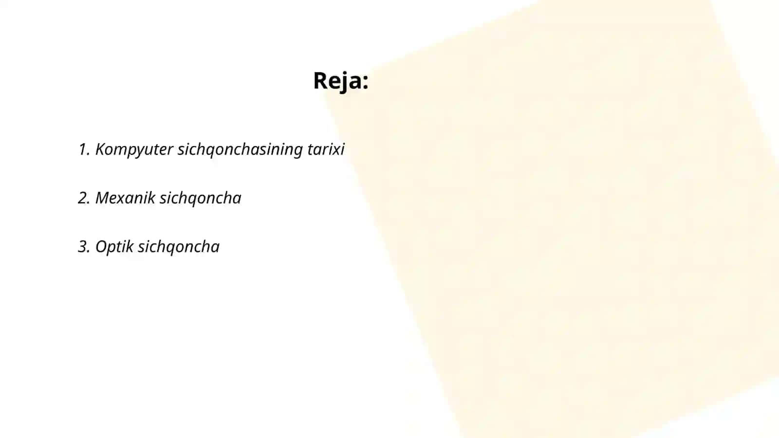 Kompyuter sichqonchasi 2