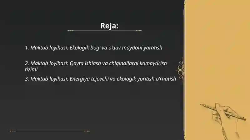 Maktab loyihasi 2