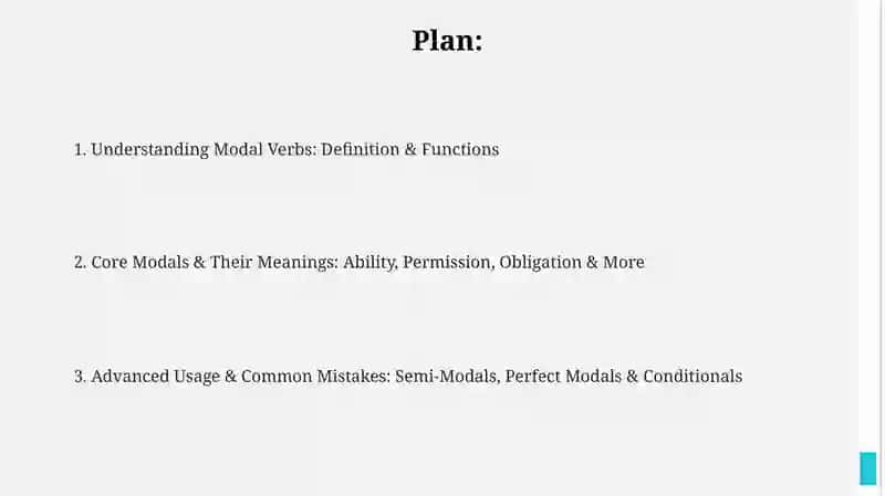 Modal verbs 2