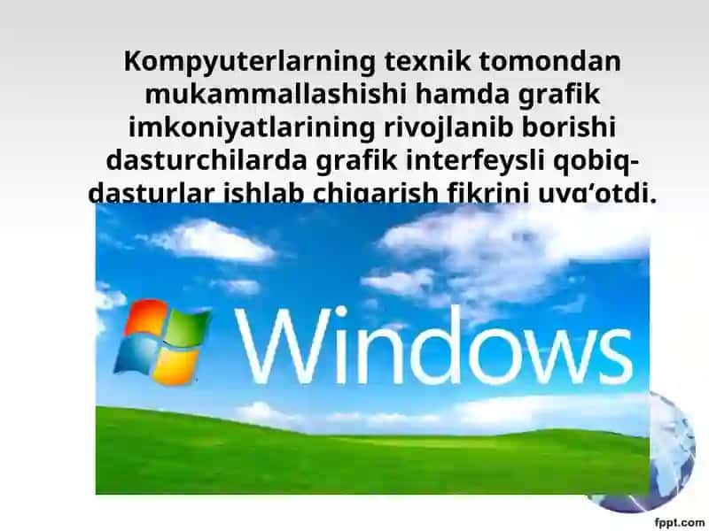 Windows operatsion sistemasi 2
