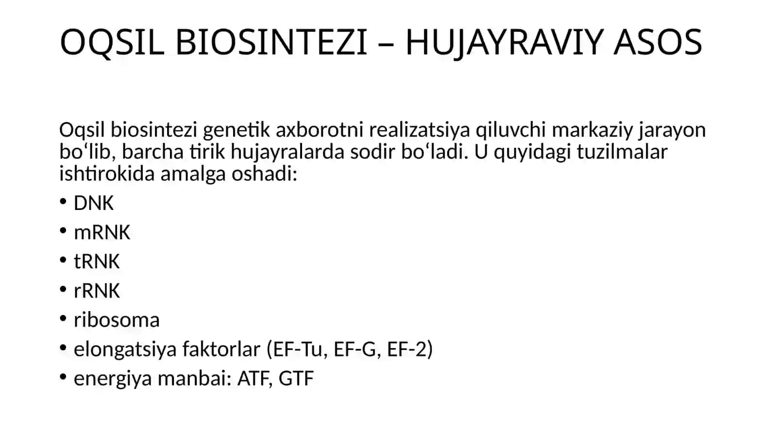 Oqsil biosintezi ingibitorlari dori vositalari, preparatlar va bakterial toksinlar 2