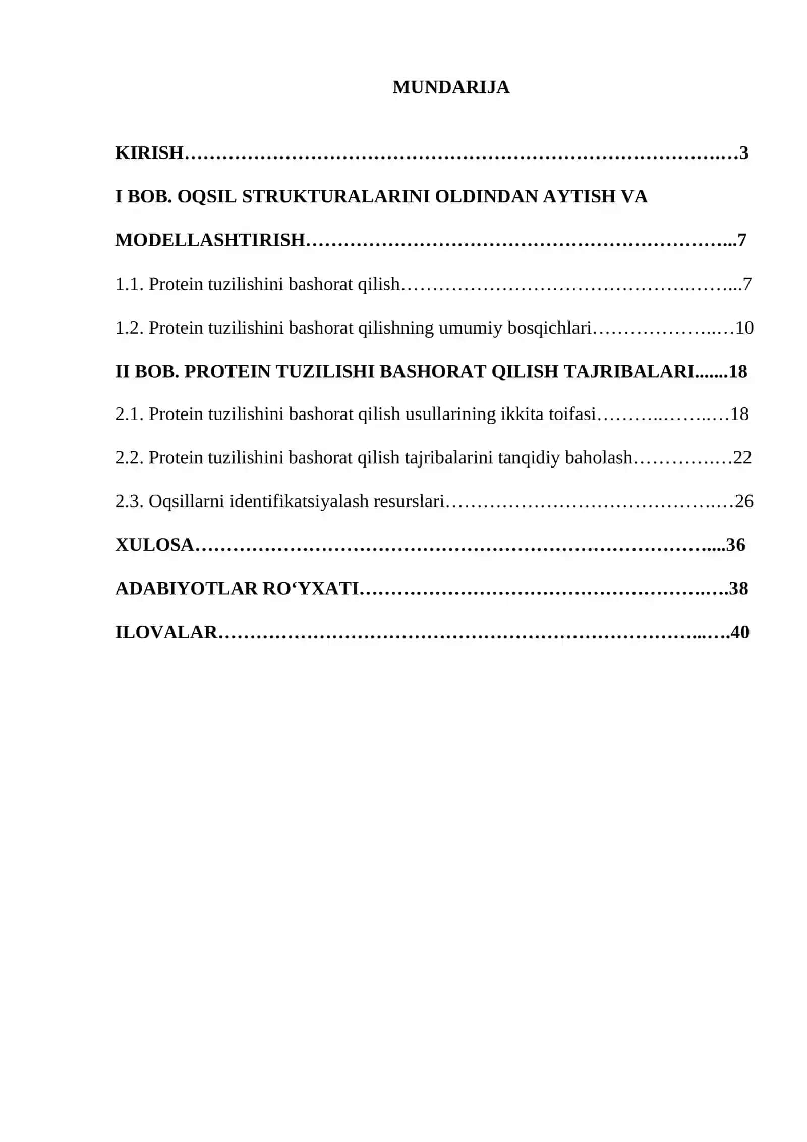 Oqsil strukturalarini oldindan aytish va oqsil muhandisligi 2