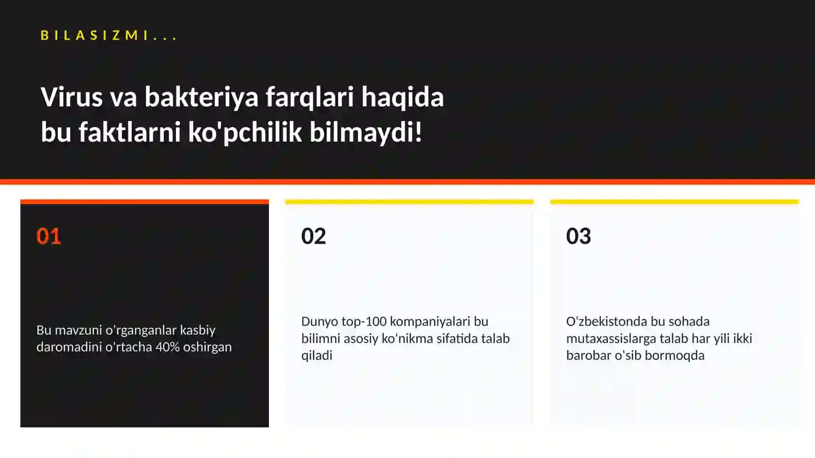 Virus va bakteriya farqlari 2