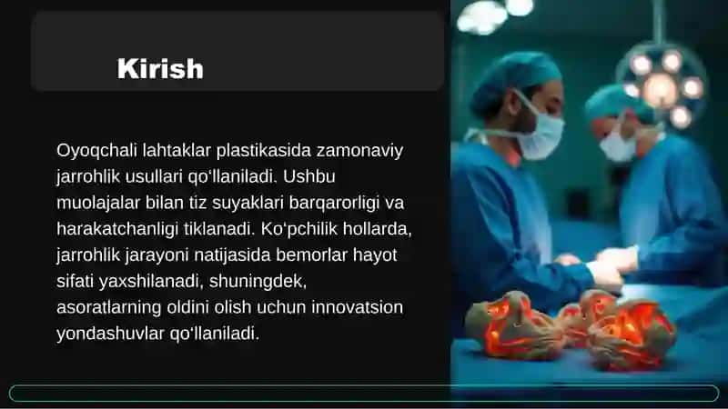 Oyoqchali lahtaklar bilan plastika.Endoekspander bilan plastika. 2