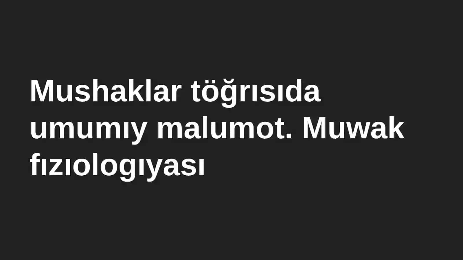 Inovatsıon fan talım vazırlıgı Köp Tarmoqlı Tıbbıyot texnıkumi 114-guruh talabası 2