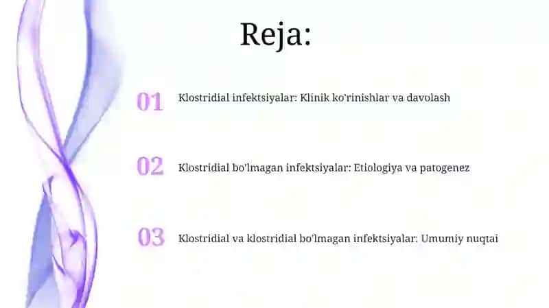 Klostridial va noklostridial infeksiyalar va ularning tibbiyotdagi ahamiyati 2