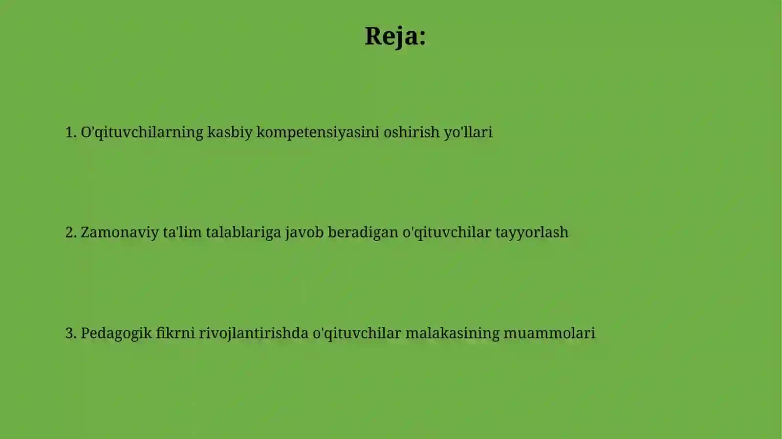 Pedagogik fikrlar taraqqiyotida oʻqituvchi mahorati masalalari 2