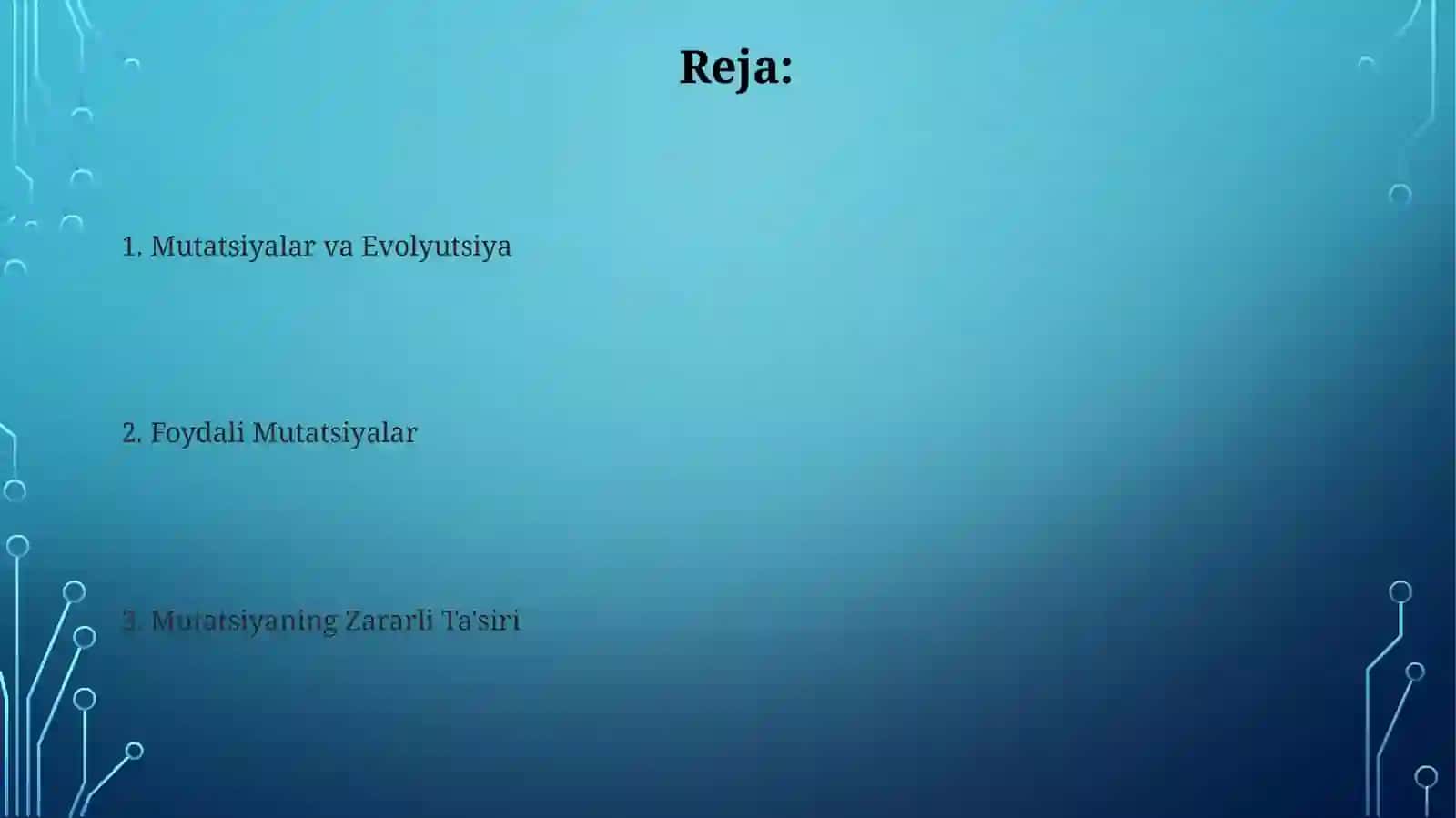 Mutatsiyalar va kasalliklar 2